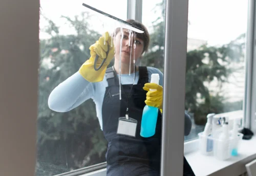 Nettoyage de vitres intérieures et extérieures à Réveillon